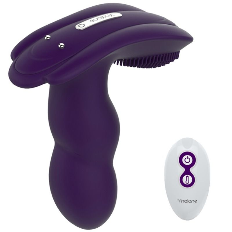 Nalone-Loli Vibrator cu Telecomandă - Mov-Silicon, 7 Trepte (imaginea 7)