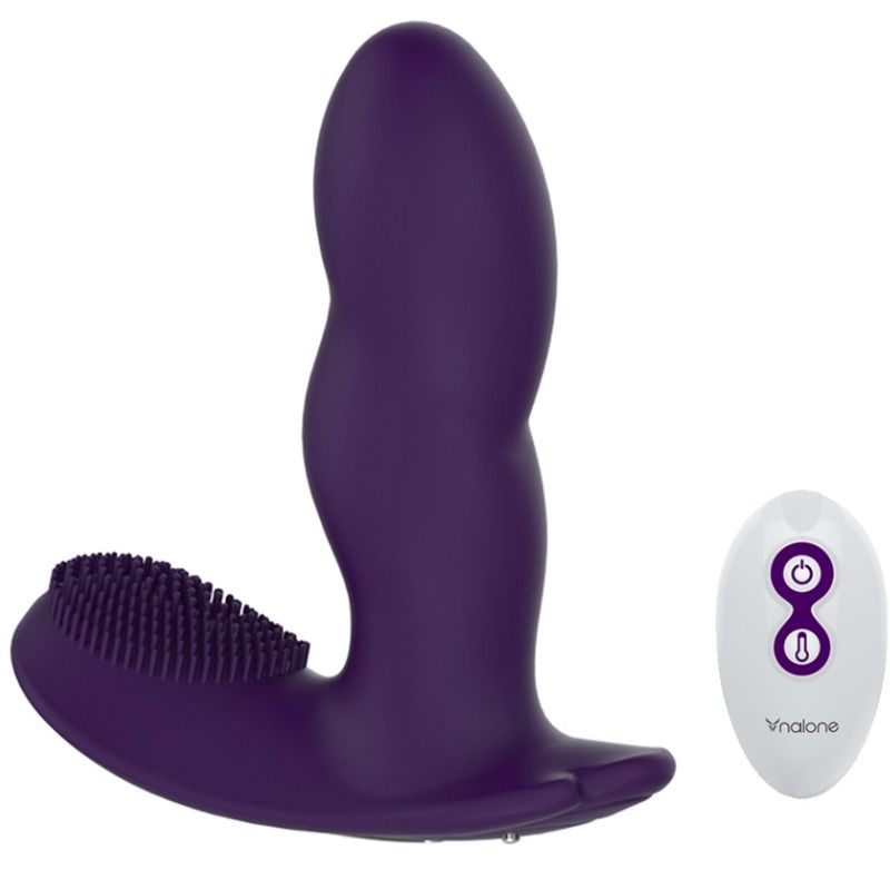 Nalone-Loli Vibrator cu Telecomandă - Mov-Silicon, 7 Trepte (imaginea 5)