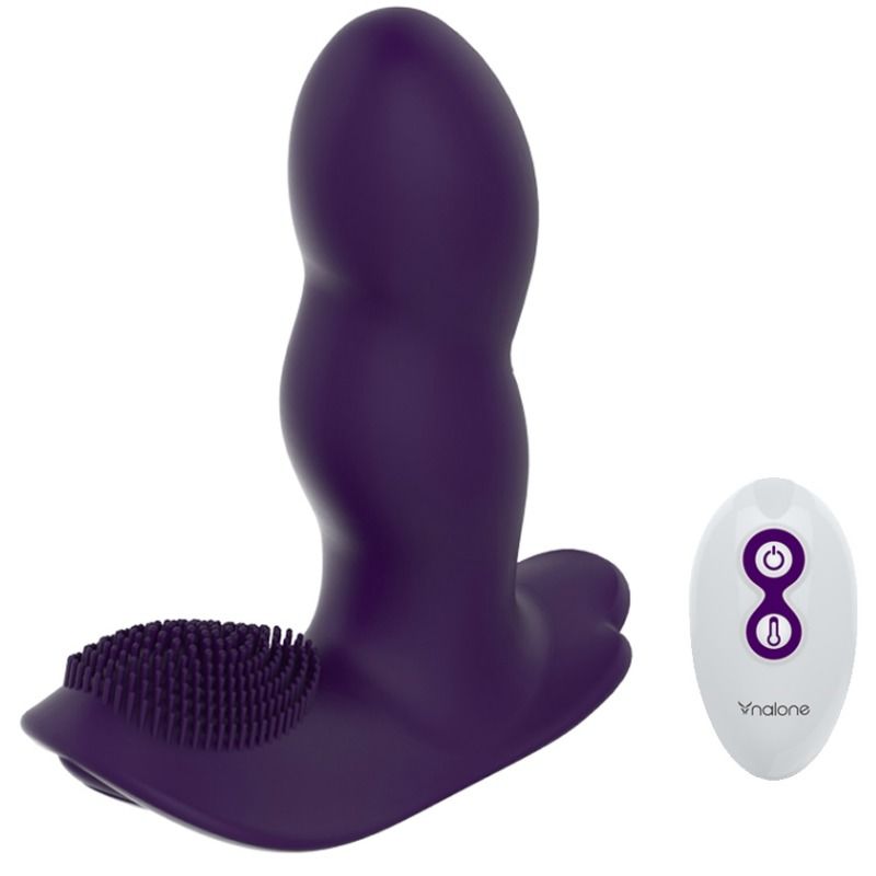 Nalone-Loli Vibrator cu Telecomandă - Mov-Silicon, 7 Trepte (imaginea 3)