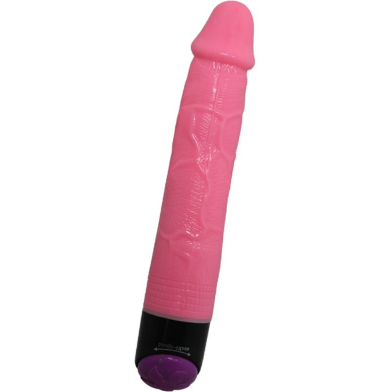 Baile-Vibrator Realist Colorat Roz 23 Cm-TPR 3 img 68592 7eab362b6f24af178245a4a6bc050f68 1