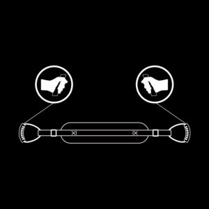 Fetish Submissive Bondage-Ham Doggy Style Căptușit cu Neopren - imagine 3