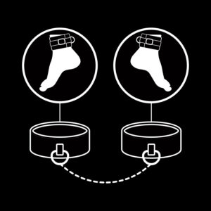 Fetish Submissive Bondage-Cătușe pentru Glezne din Piele Vegană 14 Fetish Submissive Bondage-Cătușe pentru Glezne din Piele Vegană - imagine 5