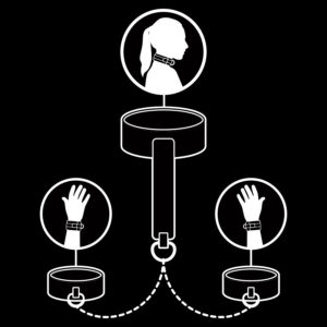 Fetish Submissive Bondage-Colier si Catuse din Piele Vegana 9 Fetish Submissive Bondage-Colier si Catuse din Piele Vegana - imagine 3