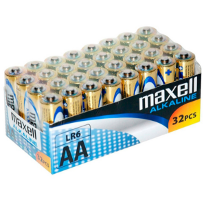 Maxell-Baterie Alcalină Aa LR6 Pack*32 Uds 2 Maxell-Baterie Alcalină Aa LR6 Pack*32 Uds - imagine 1