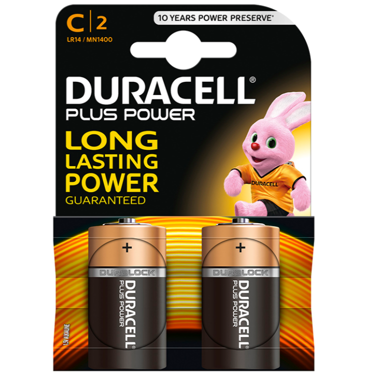 Duracell-Plus Power Baterie C LR14, 2 Unități 1 img 69513 5039771295197752af5bcc04628299ae 1