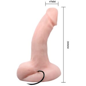Baile Vibrators-Arbitrariness Dildo cu Vibrație și Rotație-TPR - imagine 4