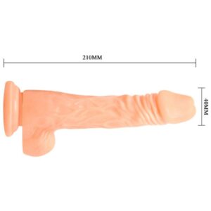 Baile Vibrators-Dildo Realist Tip Penis cu Vibrație-PVC 10 Baile Vibrators-Dildo Realist Tip Penis cu Vibrație-PVC - imagine 3