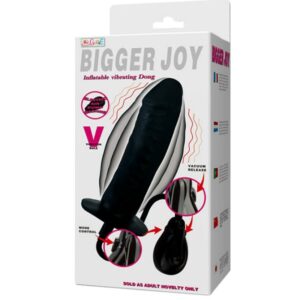 Baile Stimulating-Bigger Joy Dildo Gonflabil cu Vibrație 16 - imagine 4
