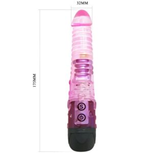 Baile Vibrators-Give You Lover Vibrator Roz-TPR, 10 Trepte - imagine 6
