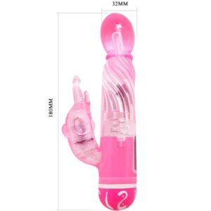 Baile Vibrators-Multispeed Vibrator cu Stimulator Roz-TPR, 10 13 Baile Vibrators-Multispeed Vibrator cu Stimulator Roz-TPR, 10 - imagine 5