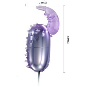 Baile Stimulating-Super Ou Vibrator cu Stimulator-Telecomanda - imagine 3