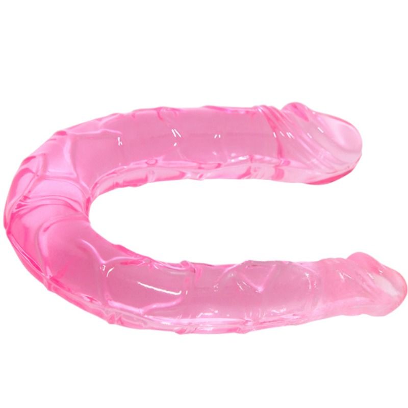 Baile Dildos-Dildou Dublu Double Dong Roz-TPR, Waterproof 5 img 70186 a4c02ee0b869d2649469ddb0867d0516 1