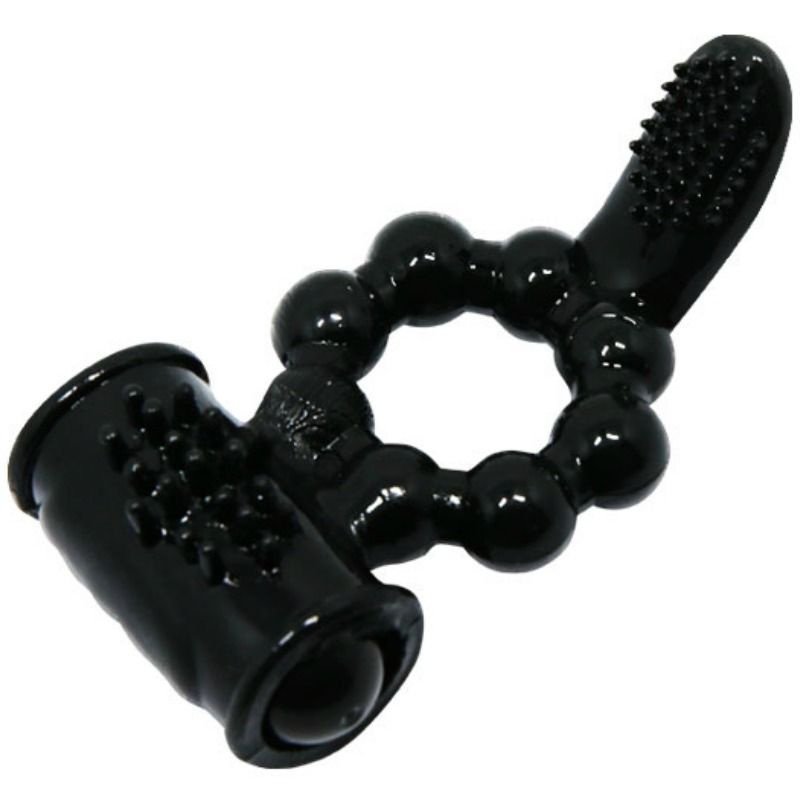 Baile For Him-Sweet Ring Ring cu Dublu Stimulator-Silicon 1 img 70752 811bda9d9e6e67d0a07b7ee916e88e8e 1