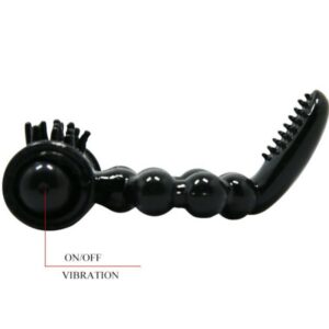 Baile For Him-Sweet Ring Ring cu Dublu Stimulator-Silicon 11 Baile For Him-Sweet Ring Ring cu Dublu Stimulator-Silicon - imagine 3