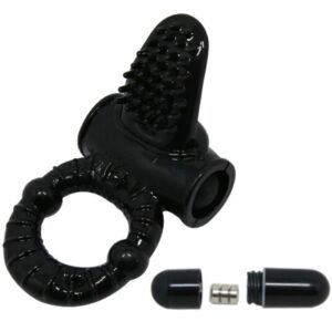 Baile For Him-Inel Vibrant Sweet Ring cu Iepuraș Texturat-Silicon 13 Baile For Him-Inel Vibrant Sweet Ring cu Iepuraș Texturat-Silicon - imagine 5