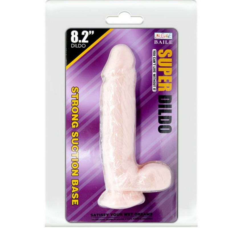 Baile Dildos-Dildo Super Realist Natural 21.5 Cm-TPR, Ventuza 5 img 70803 c674c4f9a88a0144eada58e5dd3693a3 1