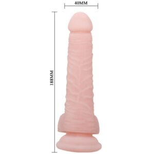 Baile Dildos-Super Realistic Natural Dildo 18.8 cm-TPR, Ventuza 8 Baile Dildos-Super Realistic Natural Dildo 18.8 cm-TPR, Ventuza - imagine 3