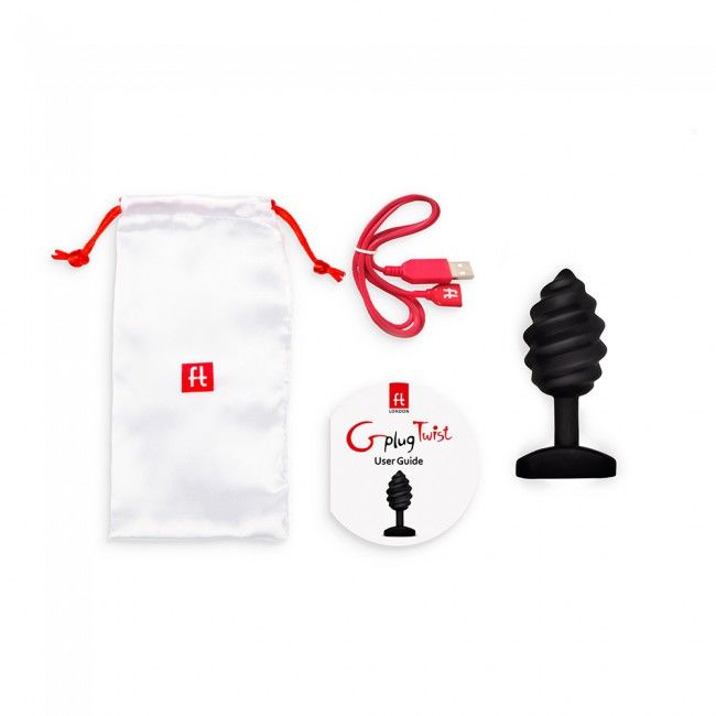 G-vibe-Gplug Twist cu Vibrație Negru-Silicon, Waterproof 2 img 71622 e6696e943cba171c5beba932f05602c2 1