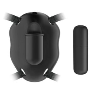 Fun Toys-Strap-on cu Bullet Vibrator Carter-Silicon, 12 Trepte - imagine 6