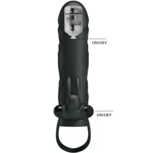 For Him-Husa din Silicon cu Vibrație 14 Cm 2.0-Waterproof - imagine 4