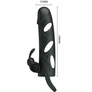 For Him-Husa din Silicon cu Vibrație 14 Cm 2.0-Waterproof - imagine 6
