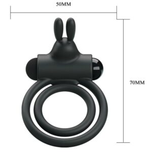 For Him-Osmond Inel Vibrator Dublu din Silicon-Waterproof 13 For Him-Osmond Inel Vibrator Dublu din Silicon-Waterproof - imagine 5