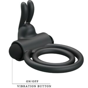 For Him-Osmond Inel Vibrator Dublu din Silicon-Waterproof 16 For Him-Osmond Inel Vibrator Dublu din Silicon-Waterproof - imagine 8
