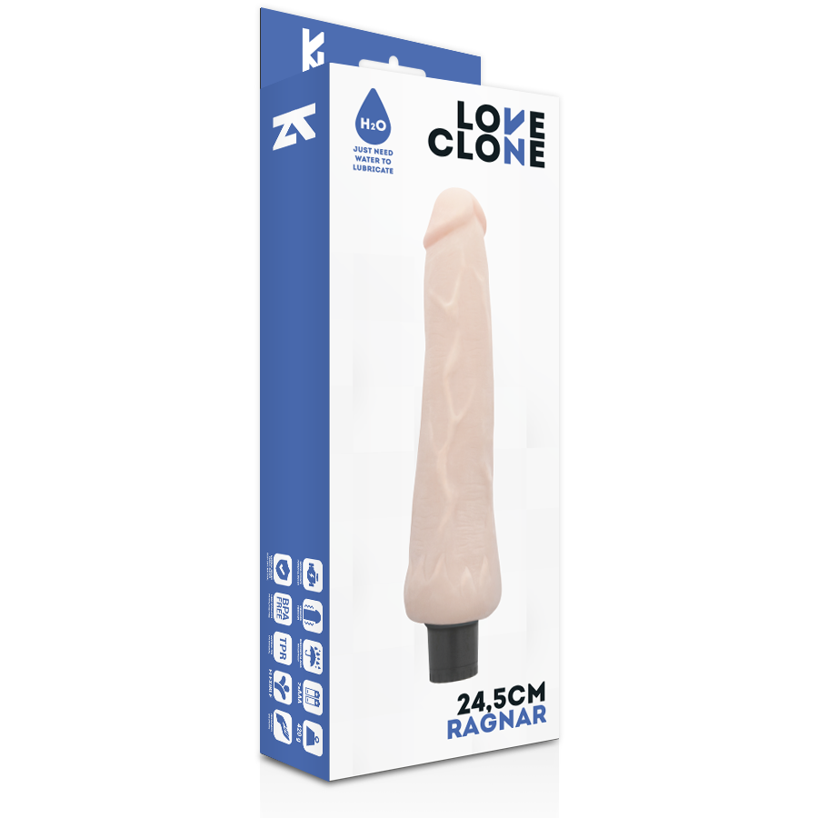 Loveclone-Ragnar cu Auto-lubrifiere Vibrator 24.5 Cm -o- 3.5 cm 4 img 73498 5f1f7c41bff71f889170183739eb100d 1