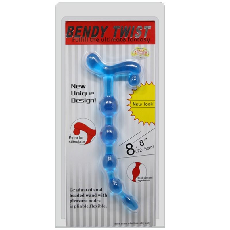 Baile Anal-Bendy Twist Bile Anale Albastre-TPR 2 Baile Anal-Bendy Twist Bile Anale Albastre-TPR · Jucarii Anale (imaginea 2)