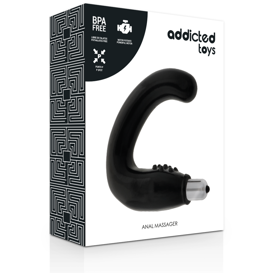 Addicted Toys - Stimulator Anal pentru Prostată Negru 2 img 73641 29dcb7804a2d13aab51ab0277d673657 1