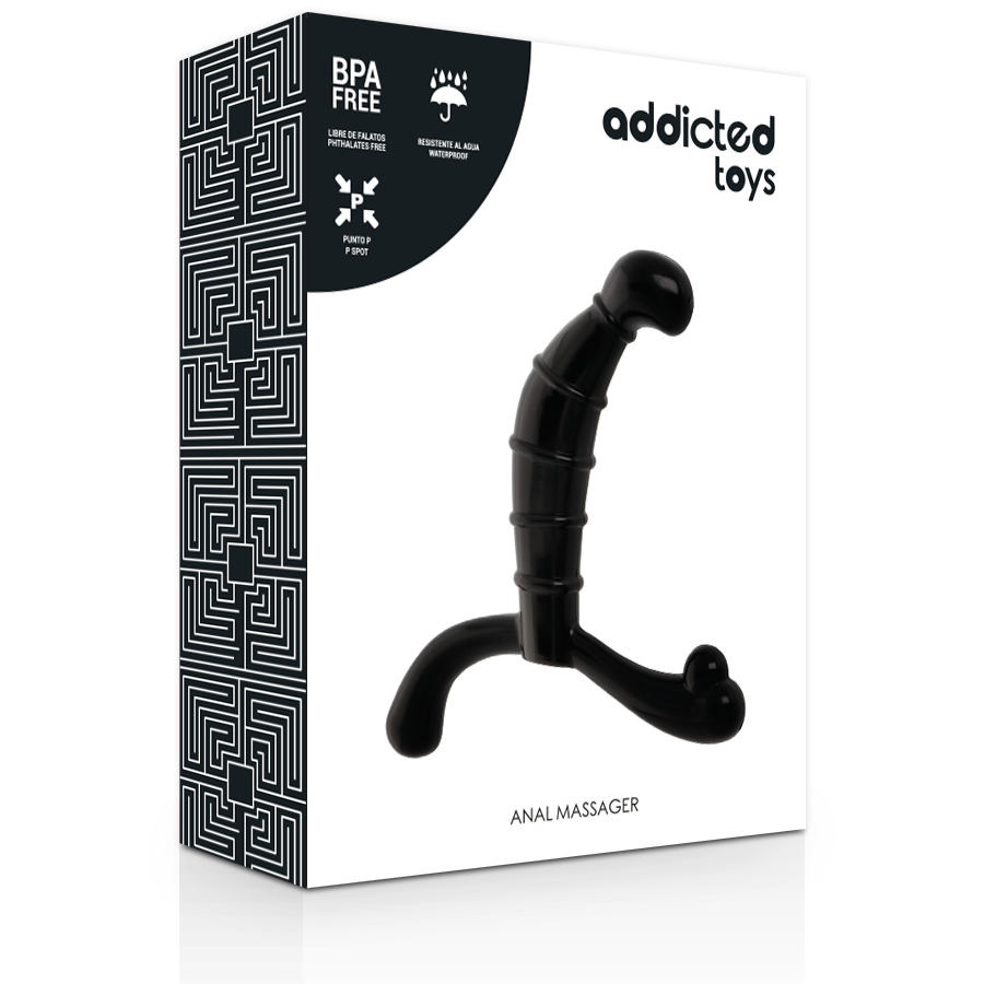 Addicted Toys - Massager Anal pentru Prostată Negru 3 img 73648 25155f4a76cda037f07d79f38d482bb6 1