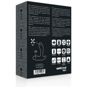 Addicted Toys - Masaj Anal Vibrant Negru - imagine 5