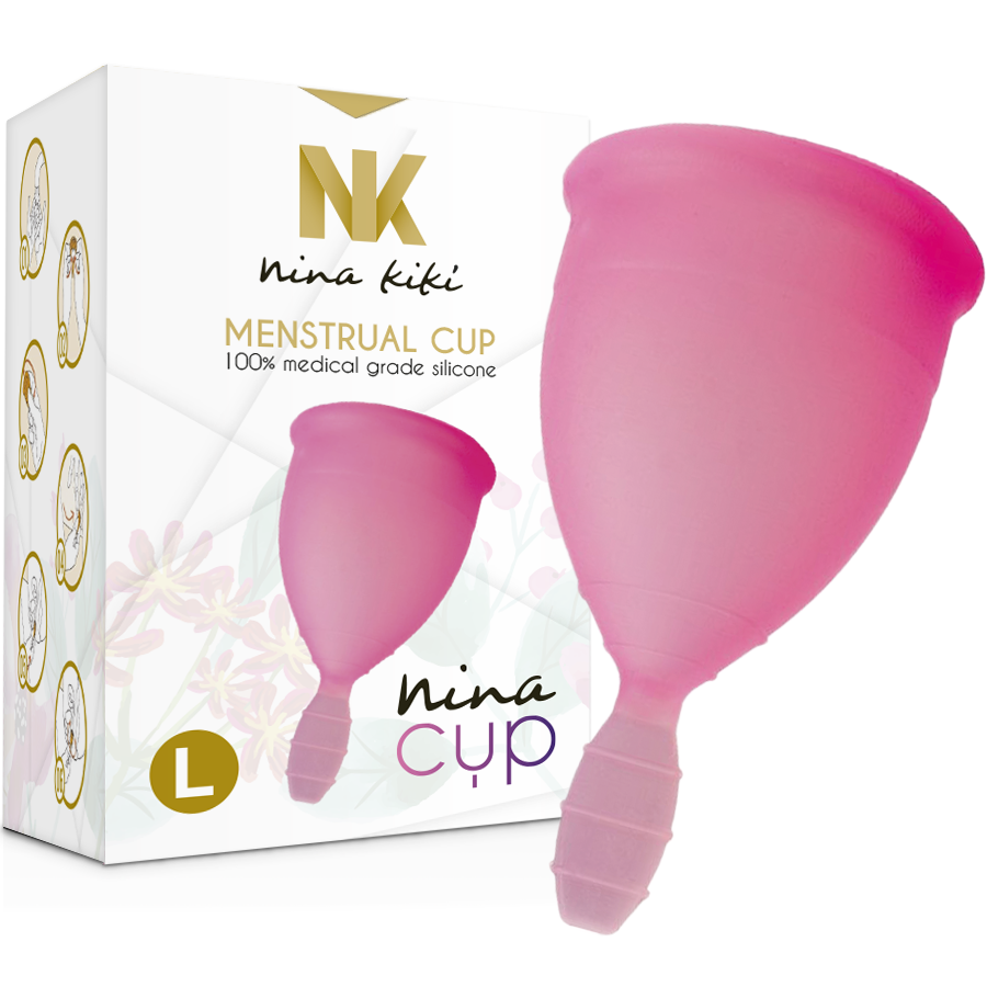 Nina Kikí-Cupa Menstruala Roz - Mărime L 1 img 73727 8c4b34c44d8188e9f61bd86eccd86bc4 1