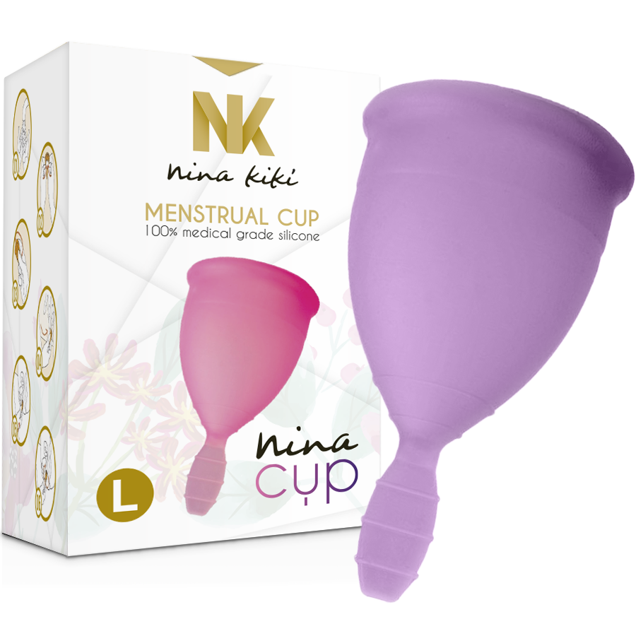 Nina Kikí-Cupă Menstruală Mov - Size L 1 img 73730 db611e45f9fae92b6bccdded8cfc6fae 1