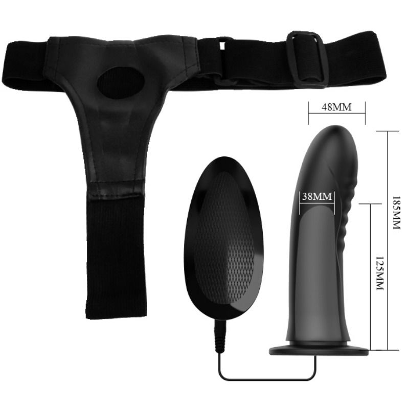 Harness Collection-Myron Strap-on cu Vibrație și Dildo Gol-Silicon 5 img 74386 385e7a78cd32a6ffd54c2b17bf67a5a1 1