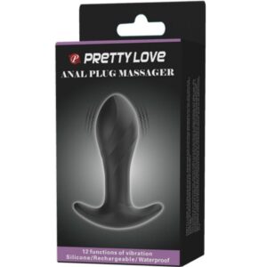 Anal Toys-Vibrator Anal Negru-Silicon, 12 Trepte, Reincarcabil 12 Anal Toys-Vibrator Anal Negru-Silicon, 12 Trepte, Reincarcabil - imagine 4