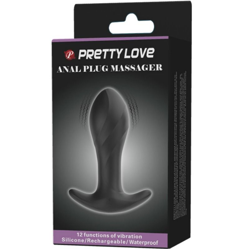Anal Toys-Vibrator Anal Negru-Silicon, 12 Trepte, Reincarcabil 4 img 74542 885d025e694cfd34ed0ba18e7c0563a0 1