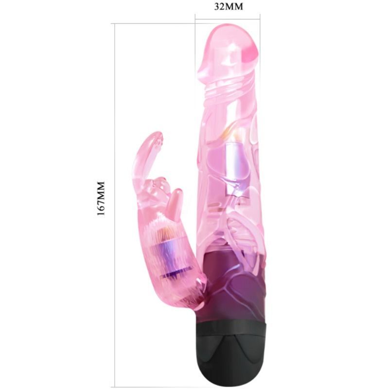 Baile Vibrators-Give You Lover Vibrator Rabbit Roz-TPR, 10 Trepte 2 img 74647 f135a75873ac01e2387f7c301f86d663 1