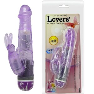 Baile Vibrators-Vibrator Multispeed cu Iepuraș Liliac-TPR, 10 - imagine 3