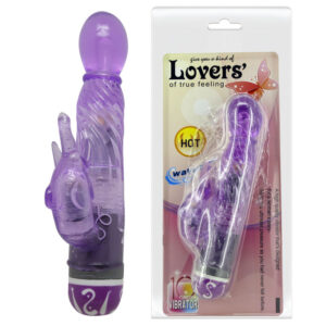 Baile Vibrators-Multive Speed Vibrator cu Stimulator Lilac-TPR - imagine 3
