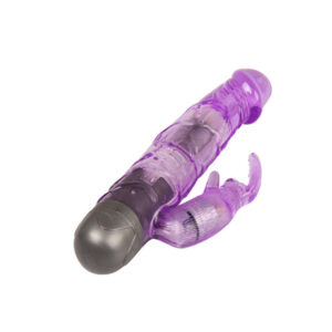 Baile Vibrators-Give You Lover Vibrator cu Iepuraș Mov-TPR, 10 - imagine 4