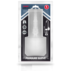 Pump Addicted-Pleasure Sleeve Masturbator Mărime L-TPE 6 Pump Addicted-Pleasure Sleeve Masturbator Mărime L-TPE - imagine 3