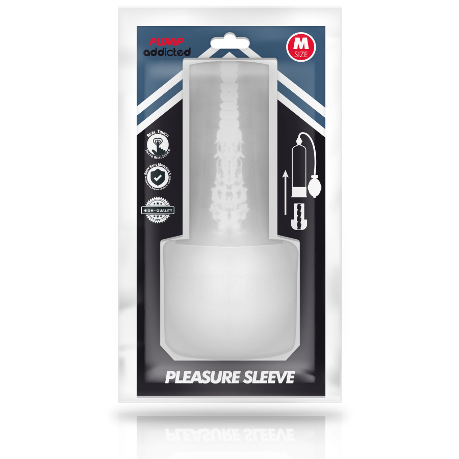 Pump Addicted-Pleasure Sleeve Masturbator Mărime M-TPE 3 img 77488 5c66782cefd0a431e590c686e1d632b4 1
