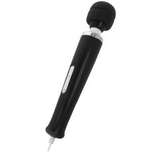 Intense High Tech-Keanu Wand Masajer Negru-Silicon, 7 Trepte - imagine 2