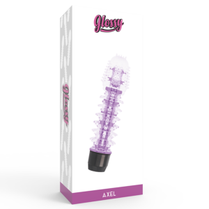 Glossy-Axel Vibrator Lilac-TPE, Waterproof 7 Glossy-Axel Vibrator Lilac-TPE, Waterproof - imagine 3