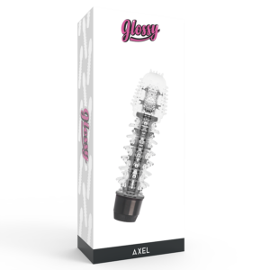 Glossy-Axel Black Vibrator-TPE, Waterproof 8 Glossy-Axel Black Vibrator-TPE, Waterproof - imagine 4