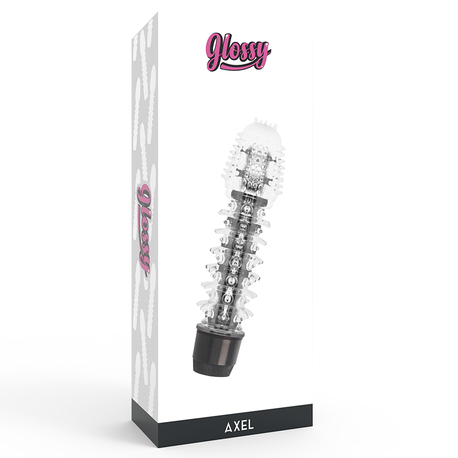 Glossy-Axel Black Vibrator-TPE, Waterproof 4 img 78465 6171216d057e0520d371795bfe0bee44 1