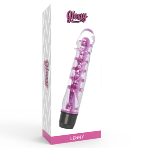 Glossy-Lenny Vibrator Roz-TPE, Waterproof 7 Glossy-Lenny Vibrator Roz-TPE, Waterproof - imagine 3