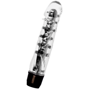 Glossy-Lenny Vibrator Negru-TPE, Waterproof - imagine 4