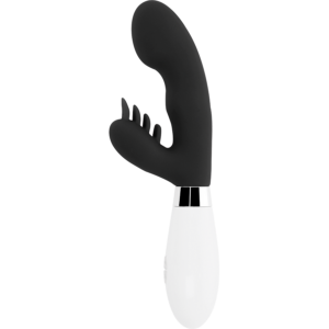 Glossy-Elvis Rabbit Black-Silicon, 10 Trepte, Rotatie - imagine 2